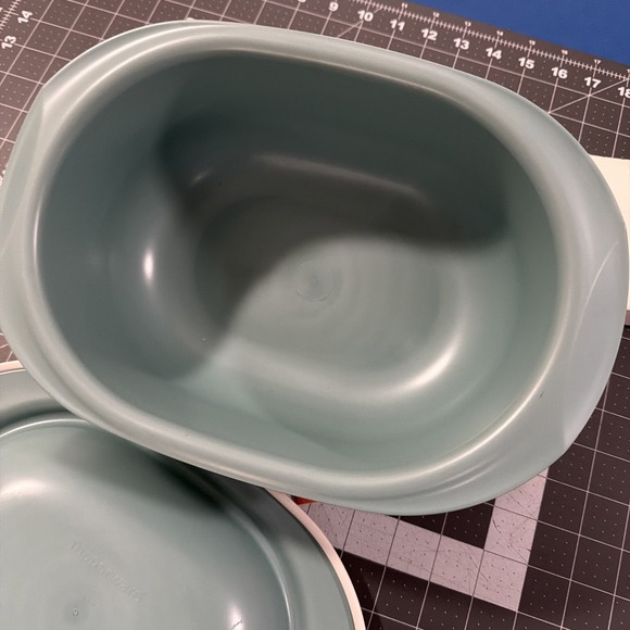 Tupperware Ultra Plus OvenWorks Casserole Dish Bowl 3651A-2 3Qt Set 3-Piece Teal - Picture 5 of 7